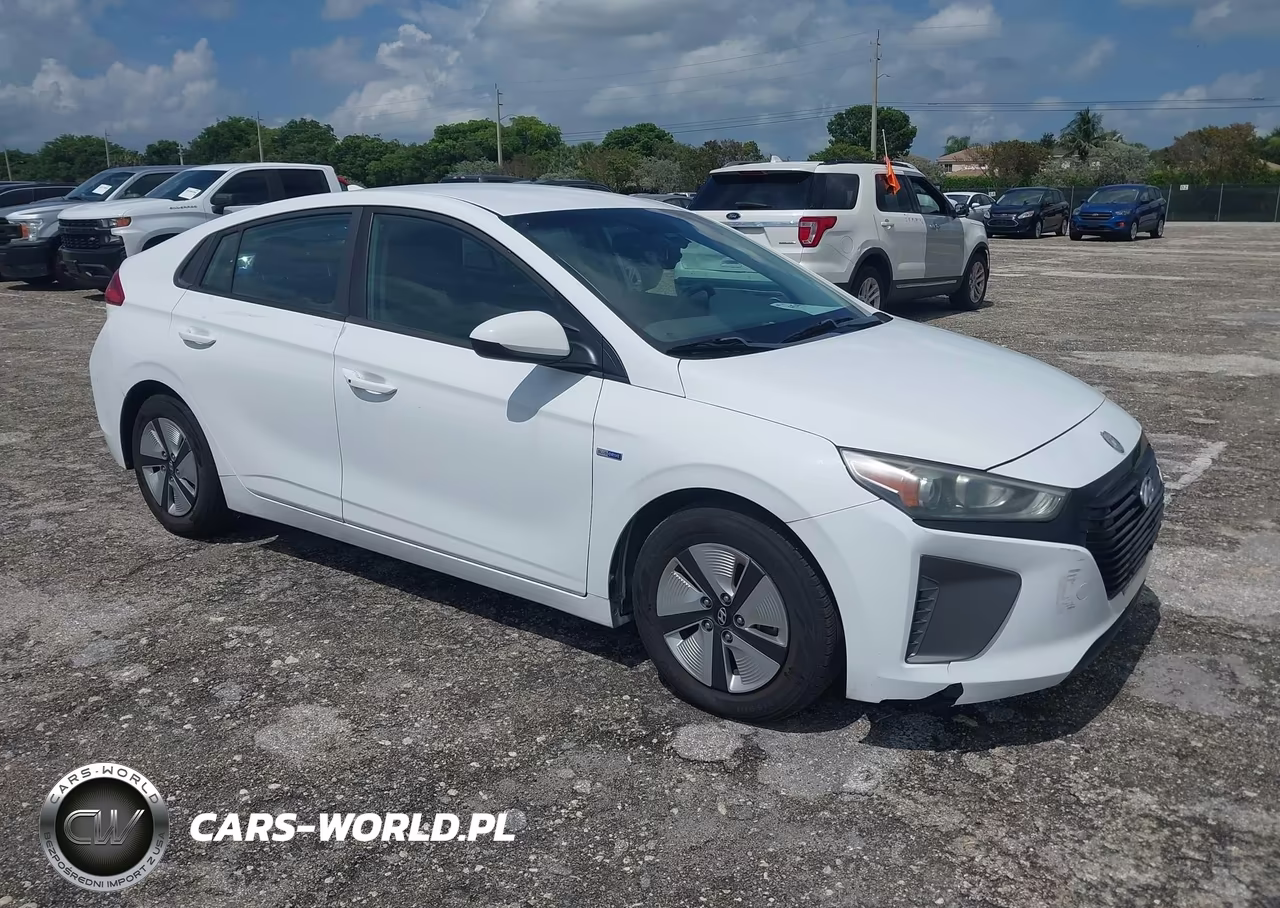 2019 Hyundai Ioniq Hybrid Blue VIN:KMHC65LC8KU158446 - 1
