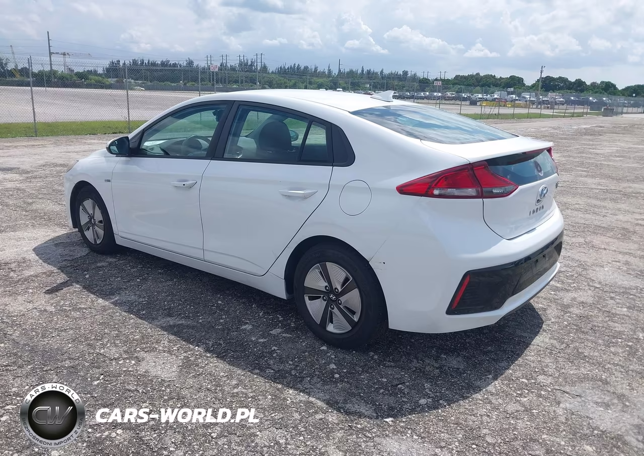 2019 Hyundai Ioniq Hybrid Blue VIN:KMHC65LC8KU158446 - 3