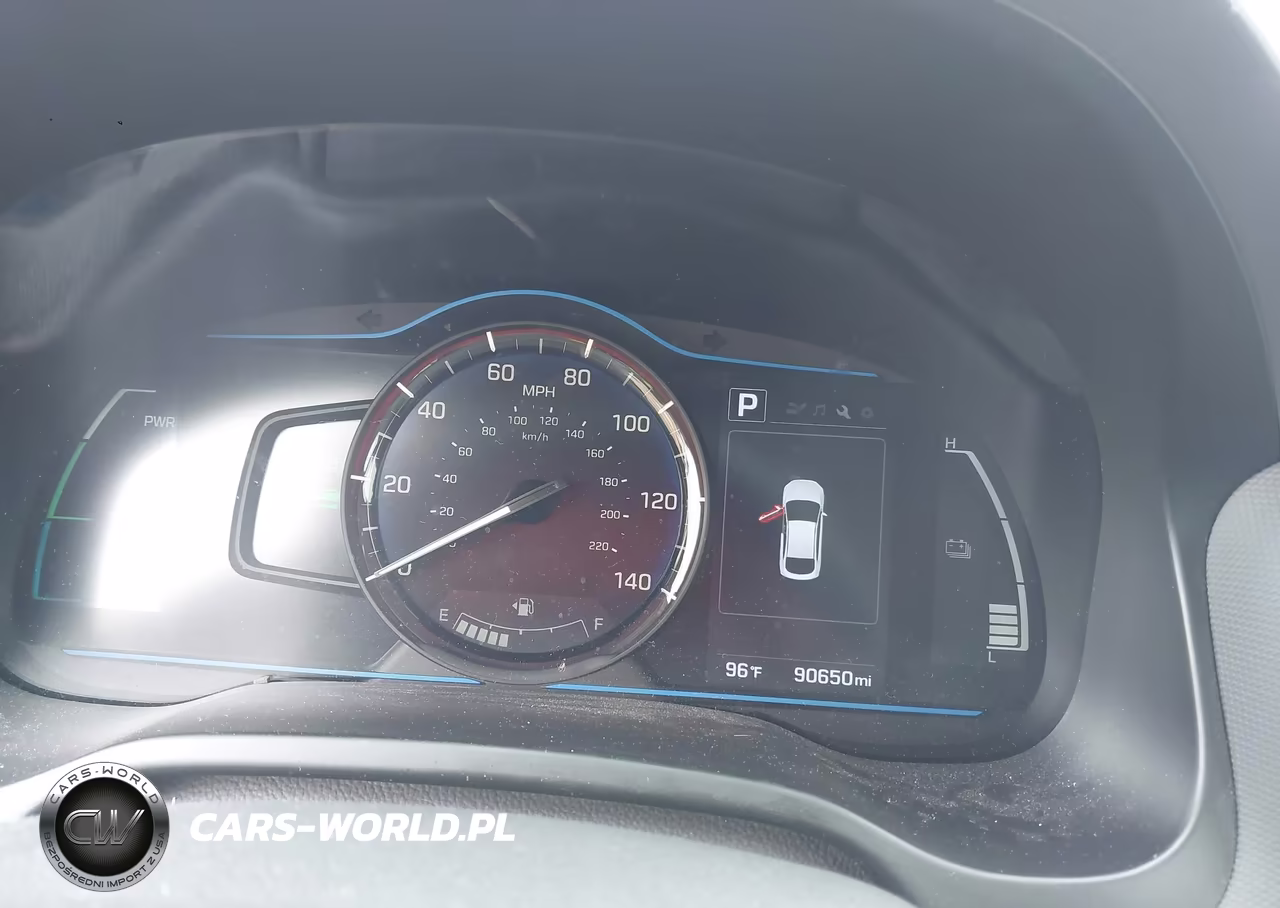 2019 Hyundai Ioniq Hybrid Blue VIN:KMHC65LC8KU158446 - 7