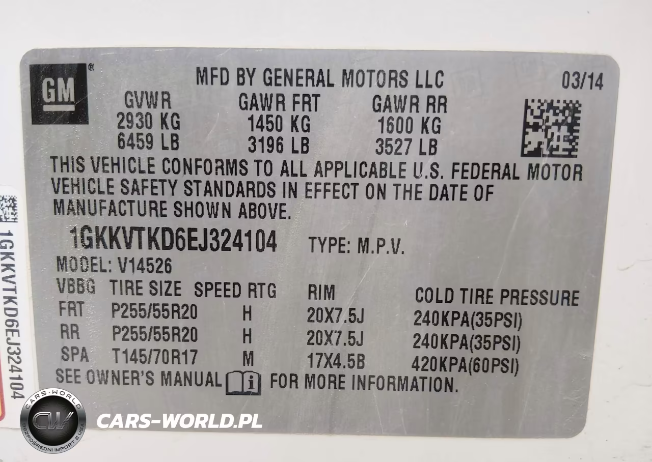 2014 GMC Acadia Denali VIN:1GKKVTKD6EJ324104 - 9