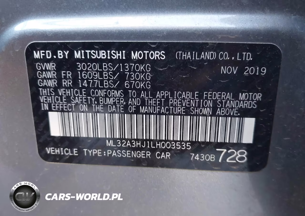 2020 Mitsubishi Mirage Es VIN:ML32A3HJ1LH003535 - 9