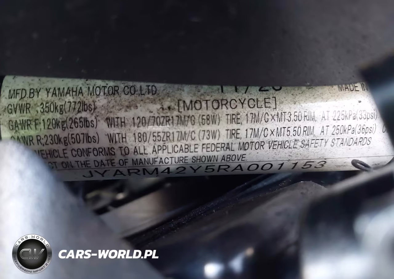 2024 Yamaha Mtm690 VIN:JYARM42Y5RA001153 - 10