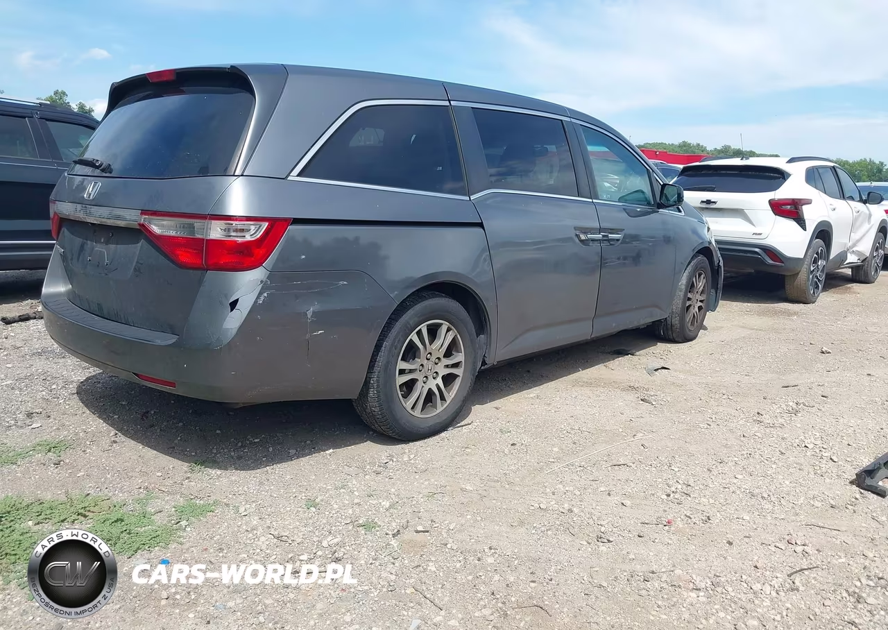 2012 Honda Odyssey Ex-L VIN:5FNRL5H66CB050184 - 4