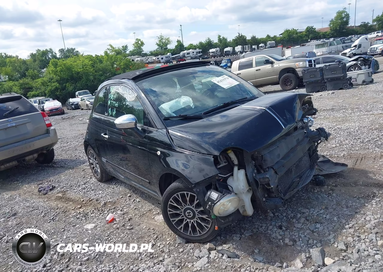 2012 Fiat 500C Lounge VIN:3C3CFFER3CT277758 - 1