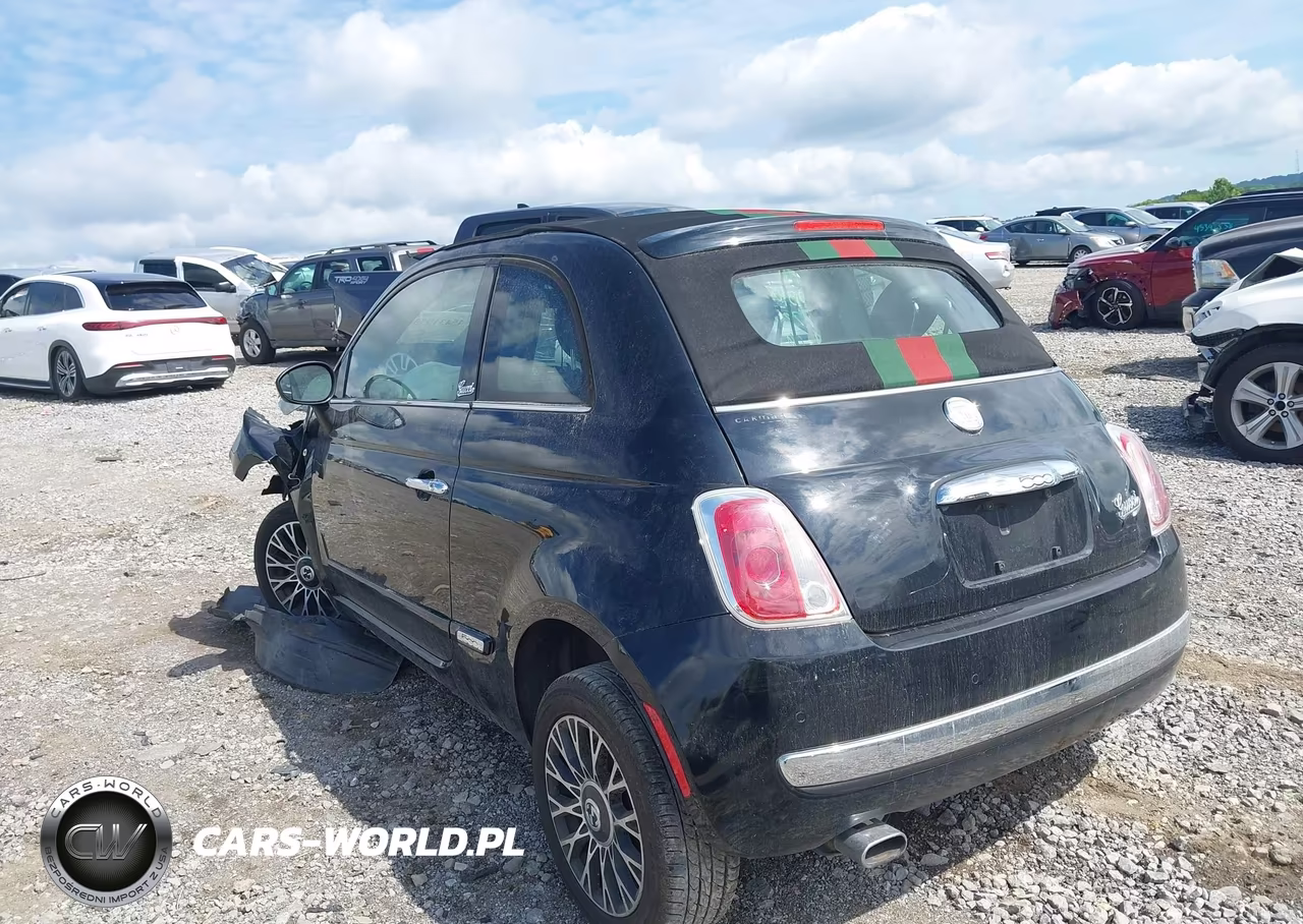 2012 Fiat 500C Lounge VIN:3C3CFFER3CT277758 - 3