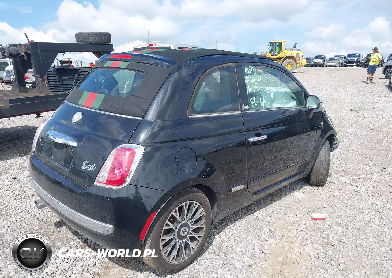 2012 Fiat 500C Lounge VIN:3C3CFFER3CT277758 - 4