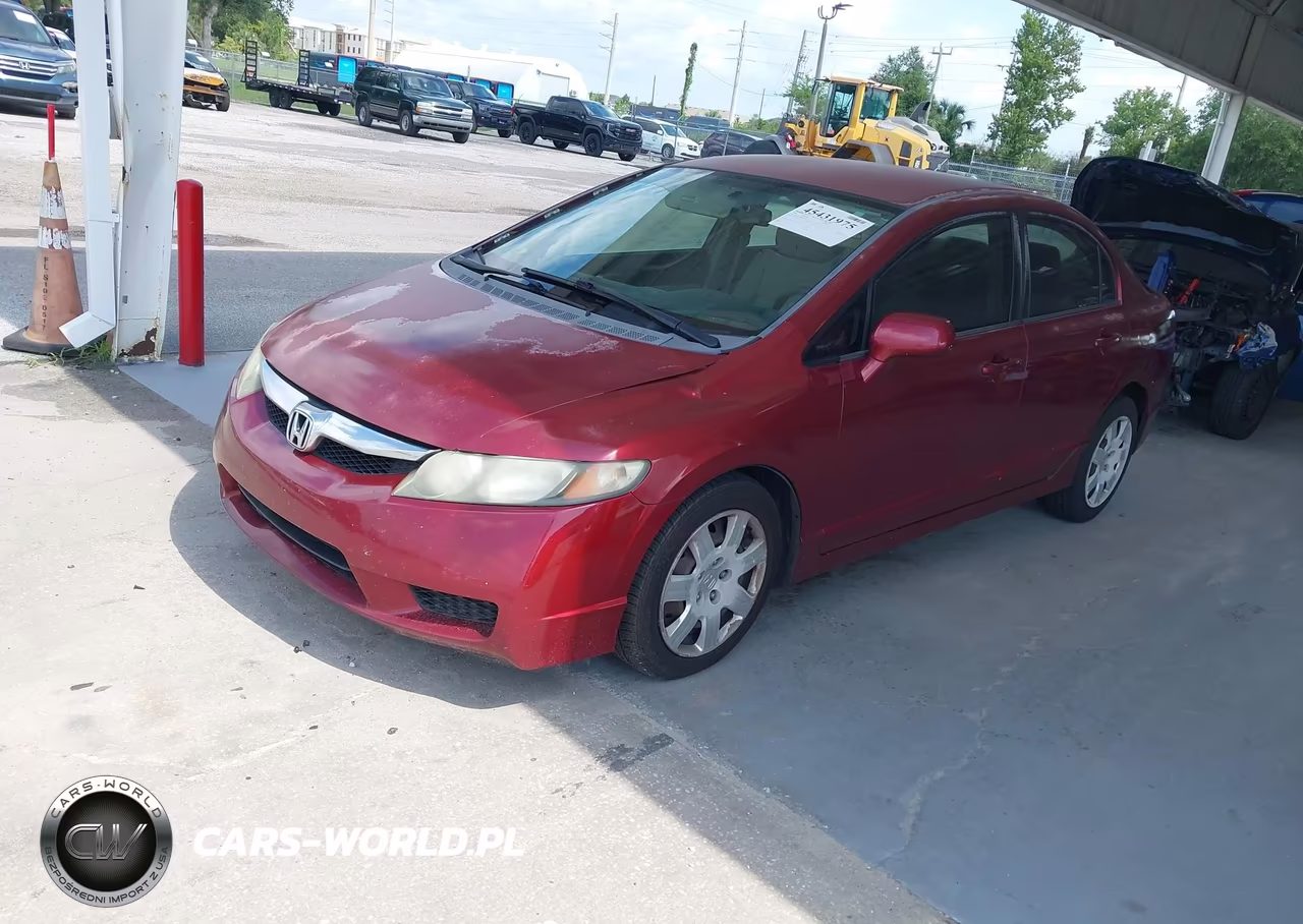 2009 Honda Civic Lx VIN:2HGFA16589H534700 - 2