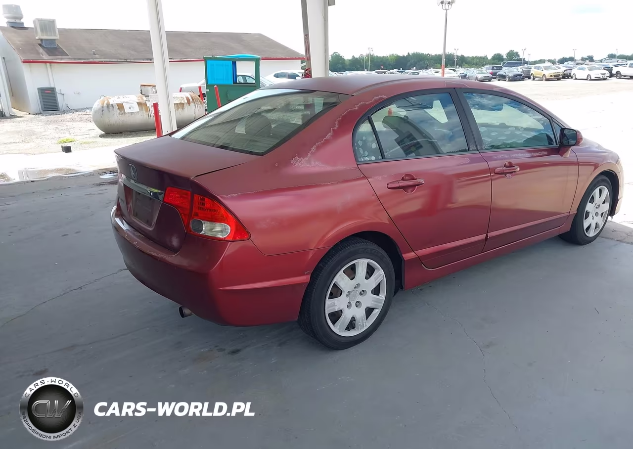 2009 Honda Civic Lx VIN:2HGFA16589H534700 - 4