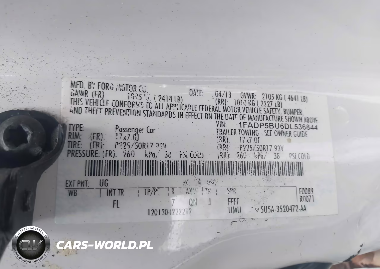 2013 Ford C-Max Hybrid Sel VIN:1FADP5BU6DL536844 - 9