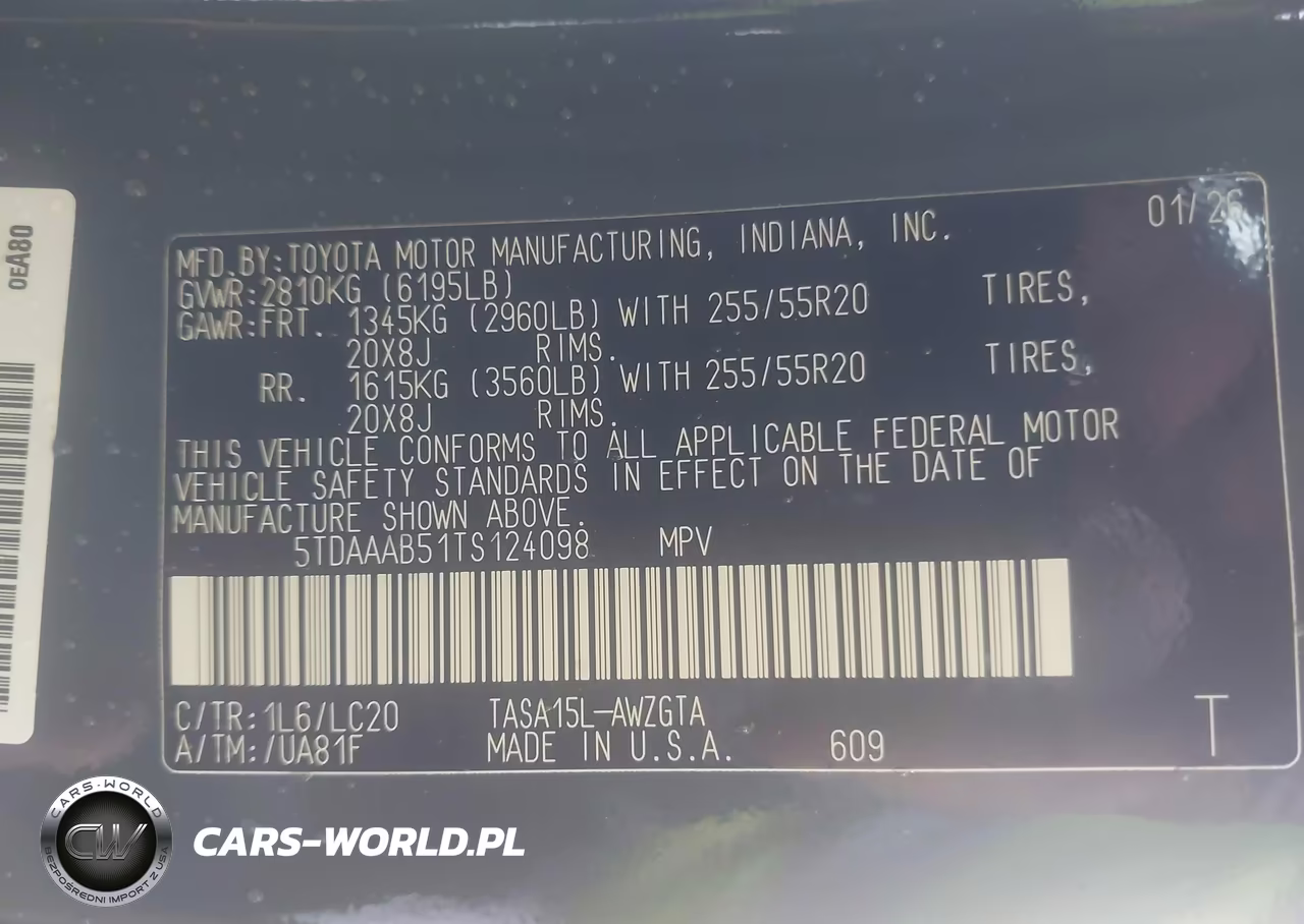 2026 Toyota Grand Highlander Limited VIN:5TDAAAB51TS124098 - 9