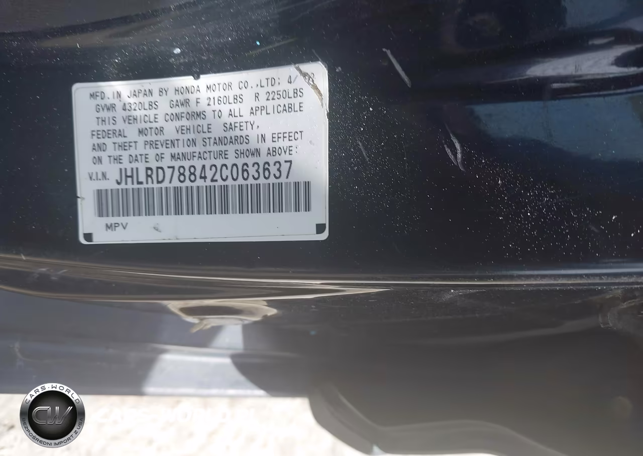2002 Honda Cr-V Ex VIN:JHLRD78842C063637 - 9