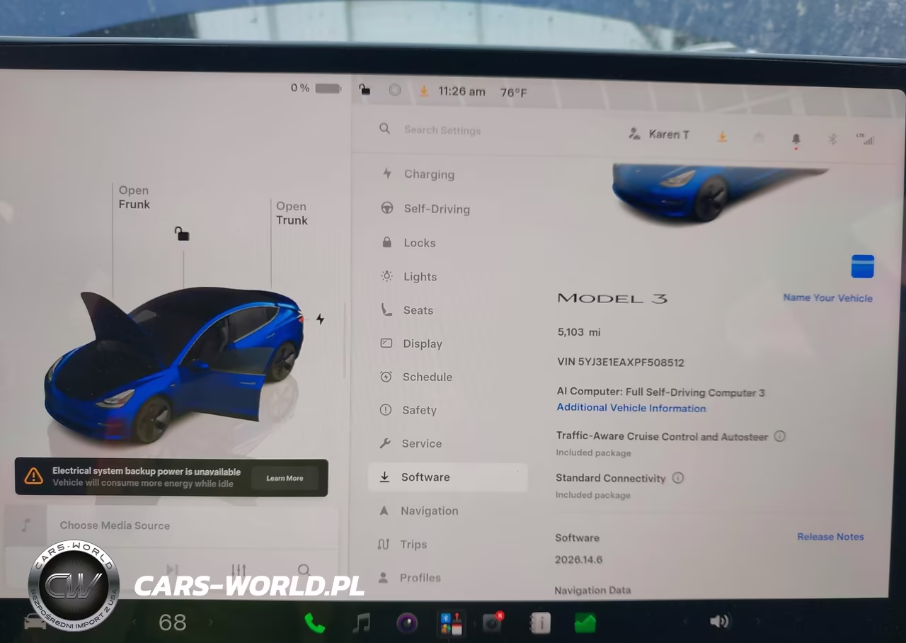 2023 Tesla Model 3 Rear-Wheel Drive VIN:5YJ3E1EAXPF508512 - 7