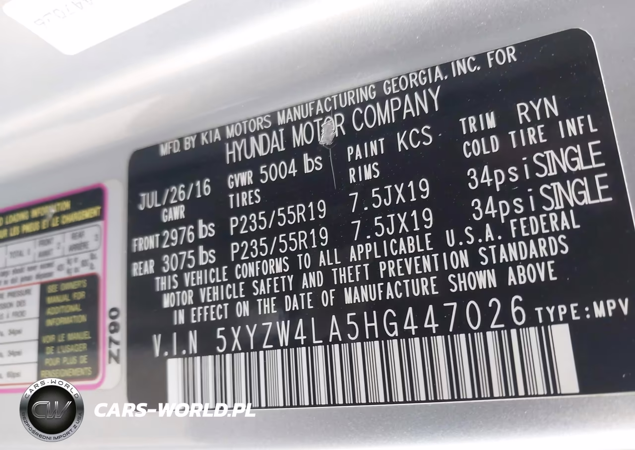 2017 Hyundai Santa Fe Sport 2.0T Ultimate VIN:5XYZW4LA5HG447026 - 9