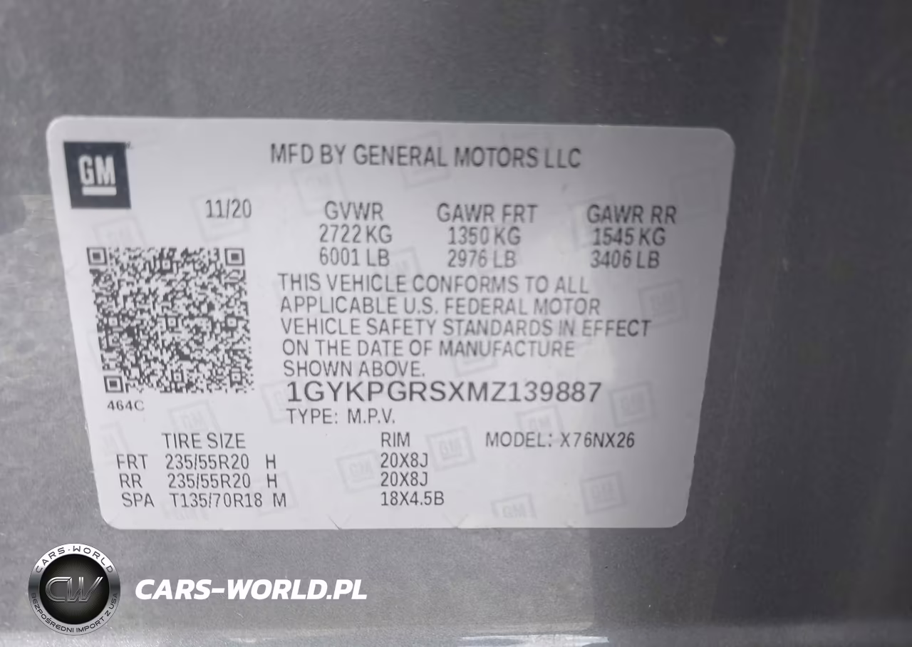 2021 Cadillac Xt6 Awd Sport VIN:1GYKPGRSXMZ139887 - 9