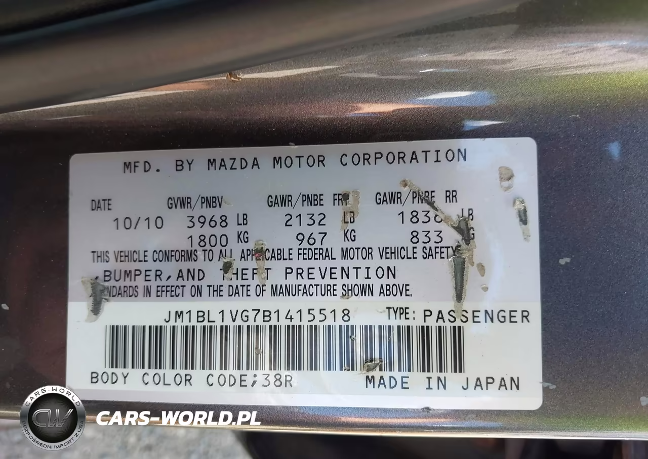 2011 Mazda Mazda3 I Touring VIN:JM1BL1VG7B1415518 - 9