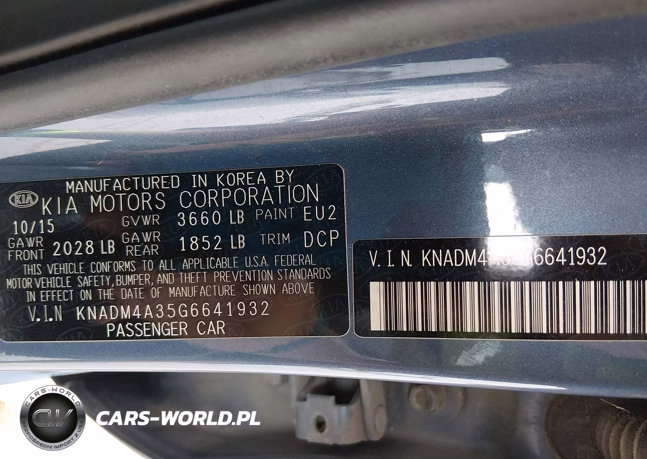 2016 Kia Rio Lx VIN:KNADM4A35G6641932 - 9