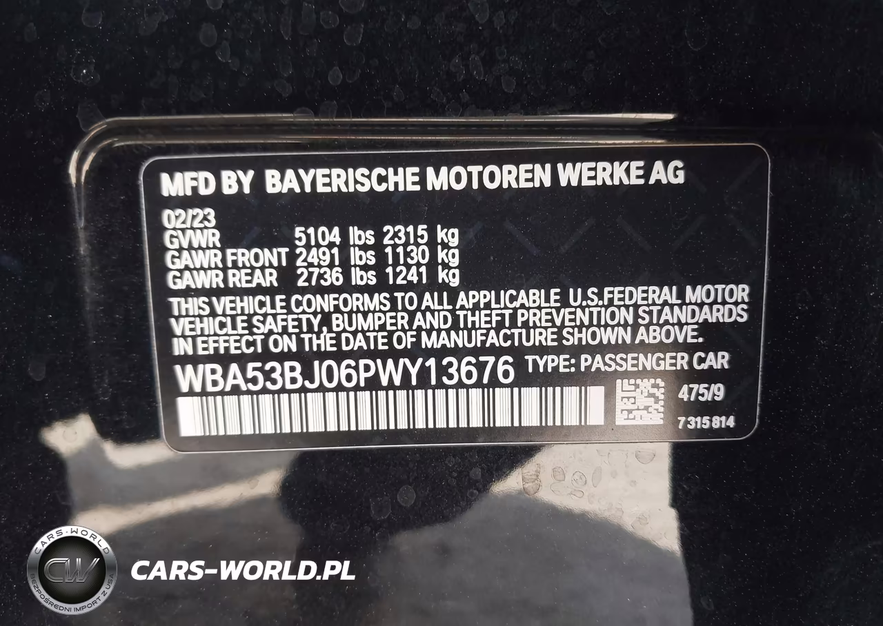 2023 BMW 540 I VIN:WBA53BJ06PWY13676 - 9