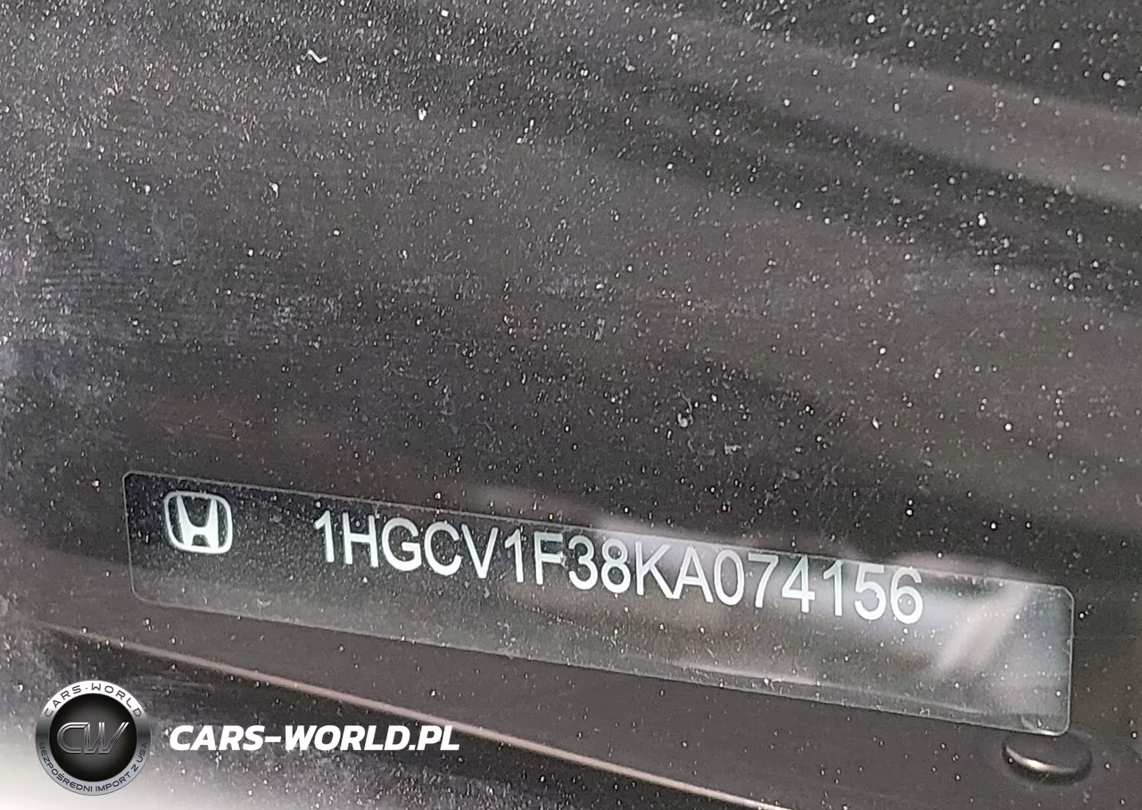 2019 Honda Accord Sport VIN:1HGCV1F38KA074156 - 9