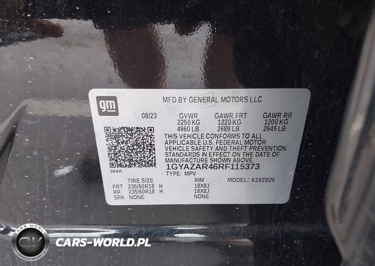 2024 Cadillac Xt4 Fwd Luxury VIN:1GYAZAR46RF115373 - 9