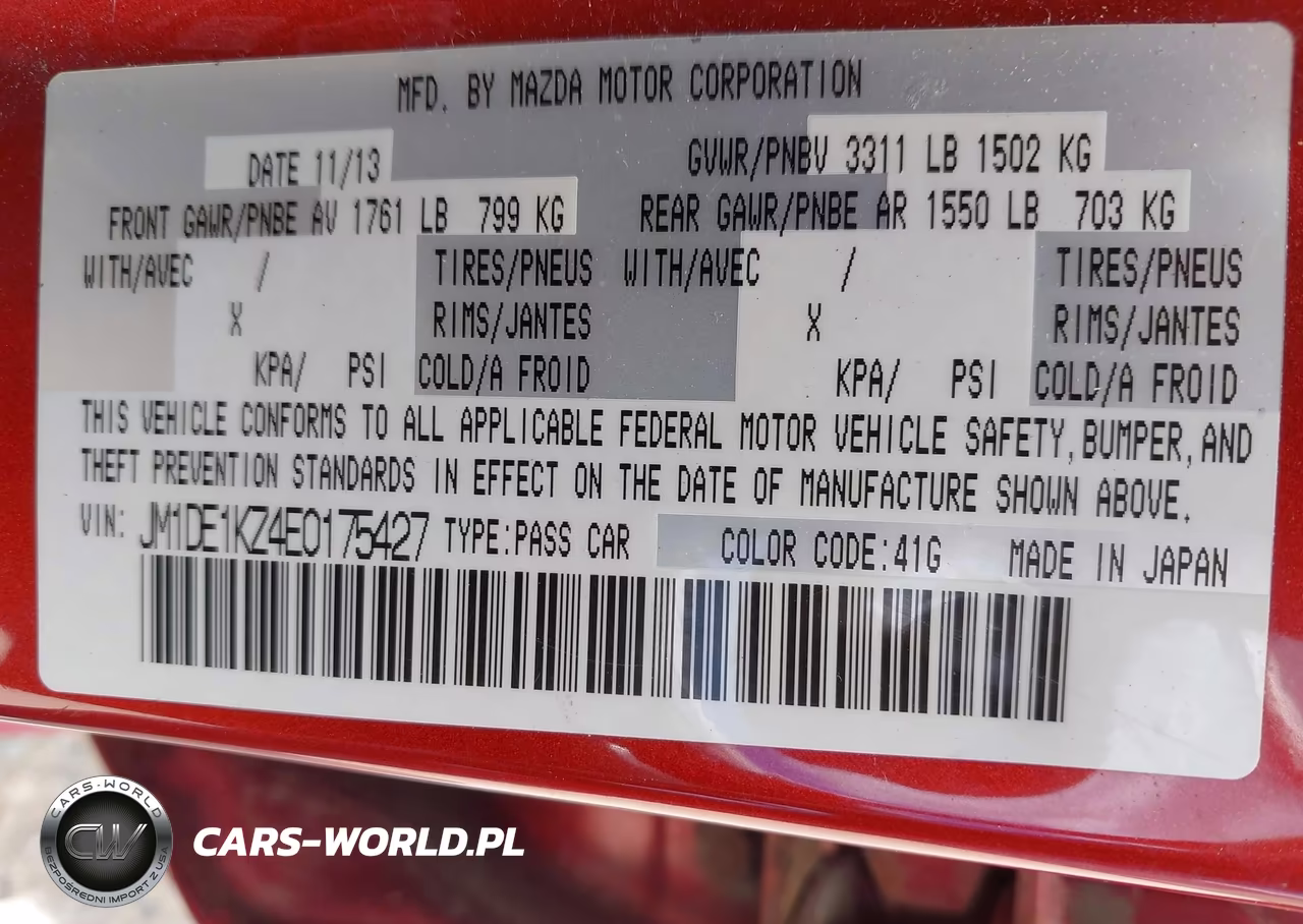 2014 Mazda Mazda2 Sport VIN:JM1DE1KZ4E0175427 - 9