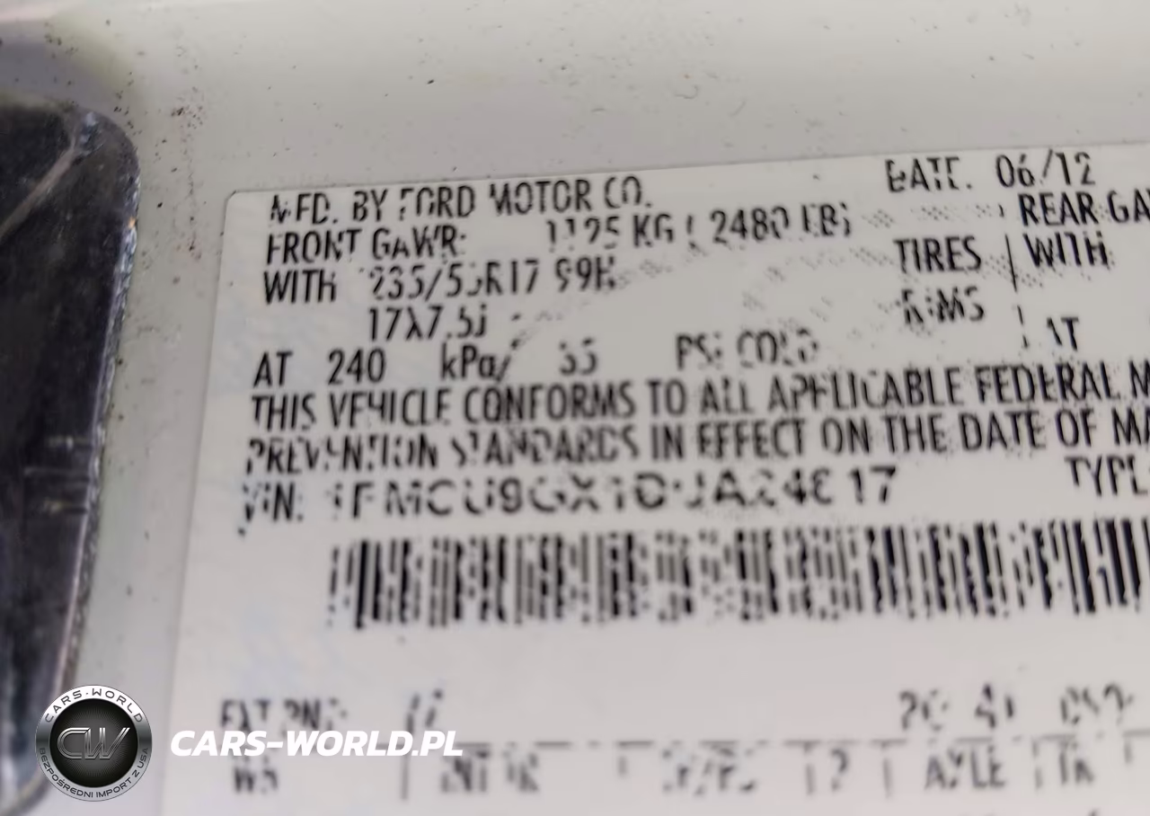 2013 Ford Escape Se VIN:1FMCU9GX1DUA24617 - 9
