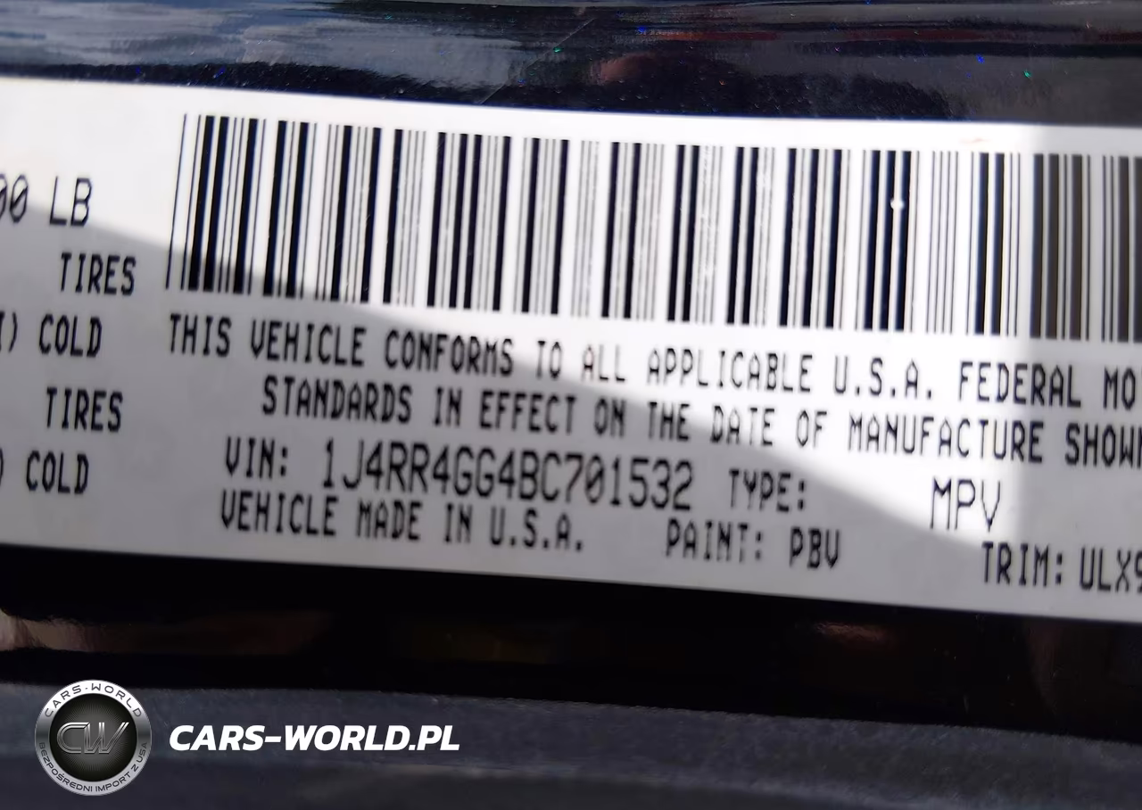 2011 Jeep Grand Cherokee Laredo VIN:1J4RR4GG4BC701532 - 9
