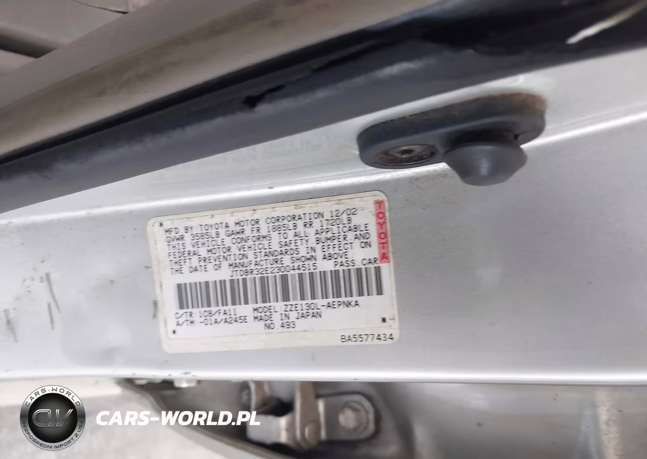 2003 Toyota Corolla Le VIN:JTDBR32E230044515 - 9