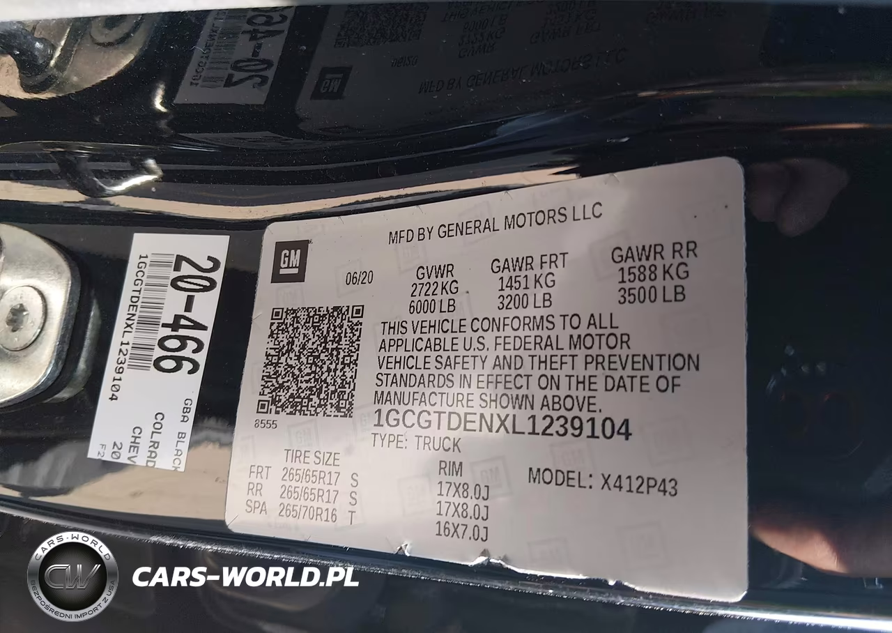 2020 Chevrolet Colorado 4Wd Short Box Z71 VIN:1GCGTDENXL1239104 - 9