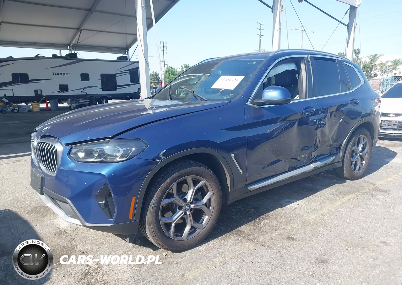 2022 BMW X3 Sdrive30I VIN:5UX43DP05N9J43386 - 2