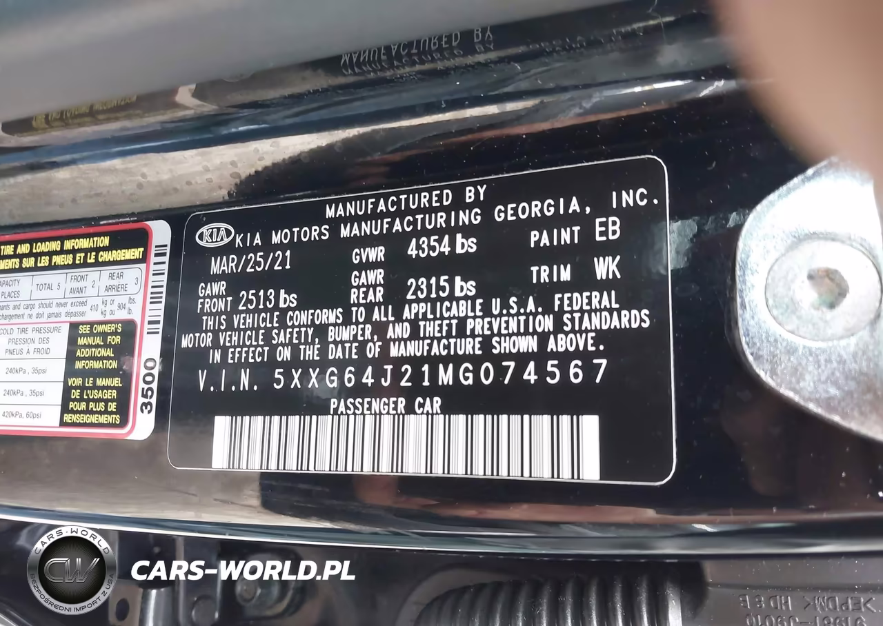 2021 Kia K5 Gt-Line VIN:5XXG64J21MG074567 - 9