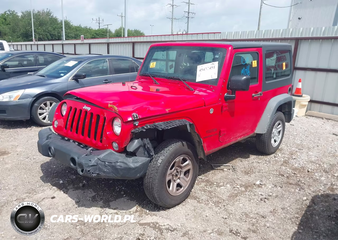 2016 Jeep Wrangler Sport VIN:1C4AJWAG0GL233630 - 2