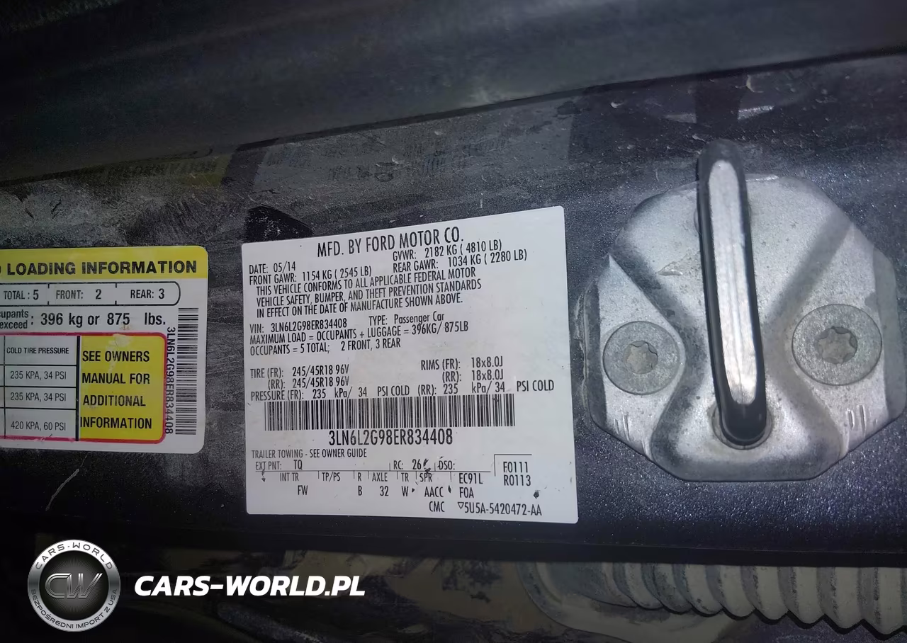 2014 Lincoln Mkz VIN:3LN6L2G98ER834408 - 9
