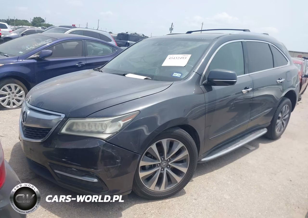 2015 Acura Mdx Technology Package VIN:5FRYD4H45FB013969 - 2