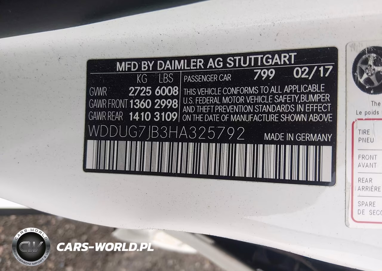 2017 Mercedes-Benz Amg S 63 4Matic VIN:WDDUG7JB3HA325792 - 9