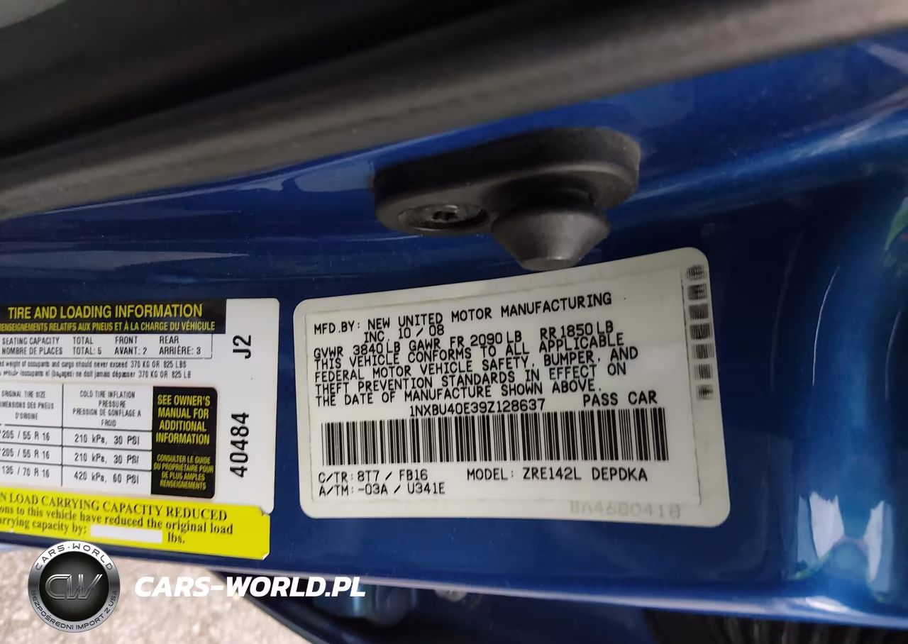 2009 Toyota Corolla Le VIN:1NXBU40E39Z128637 - 9