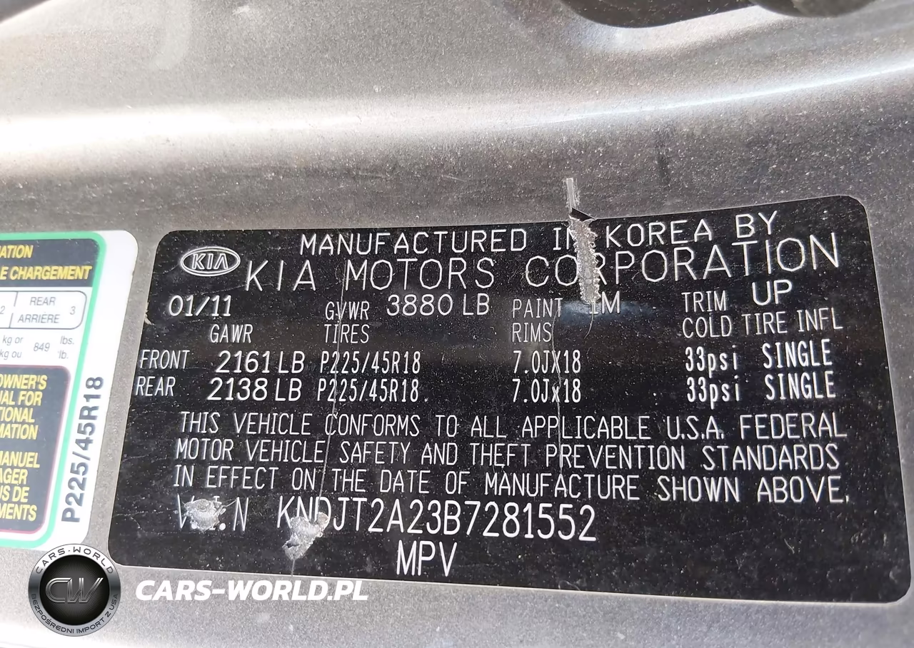 2011 Kia Soul ! VIN:KNDJT2A23B7281552 - 9