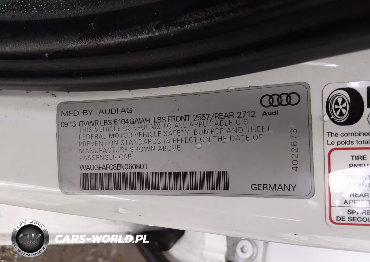 2014 Audi A6 2.0T Premium VIN:WAUGFAFC8EN060801 - 9