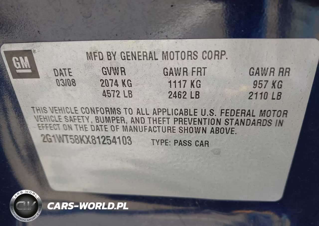 2008 Chevrolet Impala Lt VIN:2G1WT58K381329000 - 9
