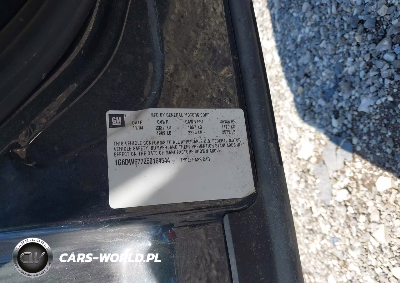 2005 Cadillac Sts V6 VIN:1G6DW677250164544 - 9