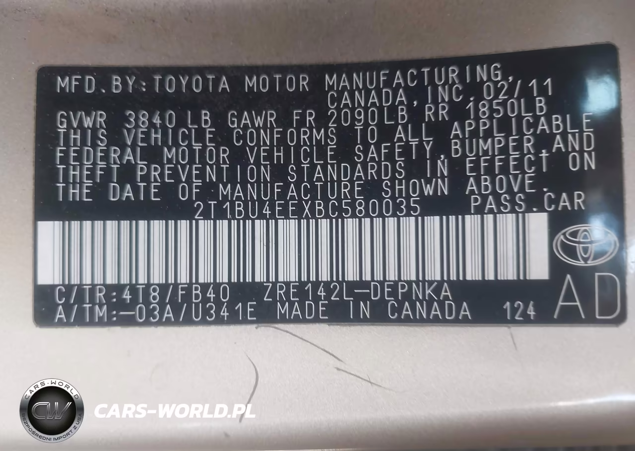 2011 Toyota Corolla Le VIN:2T1BU4EEXBC580035 - 9