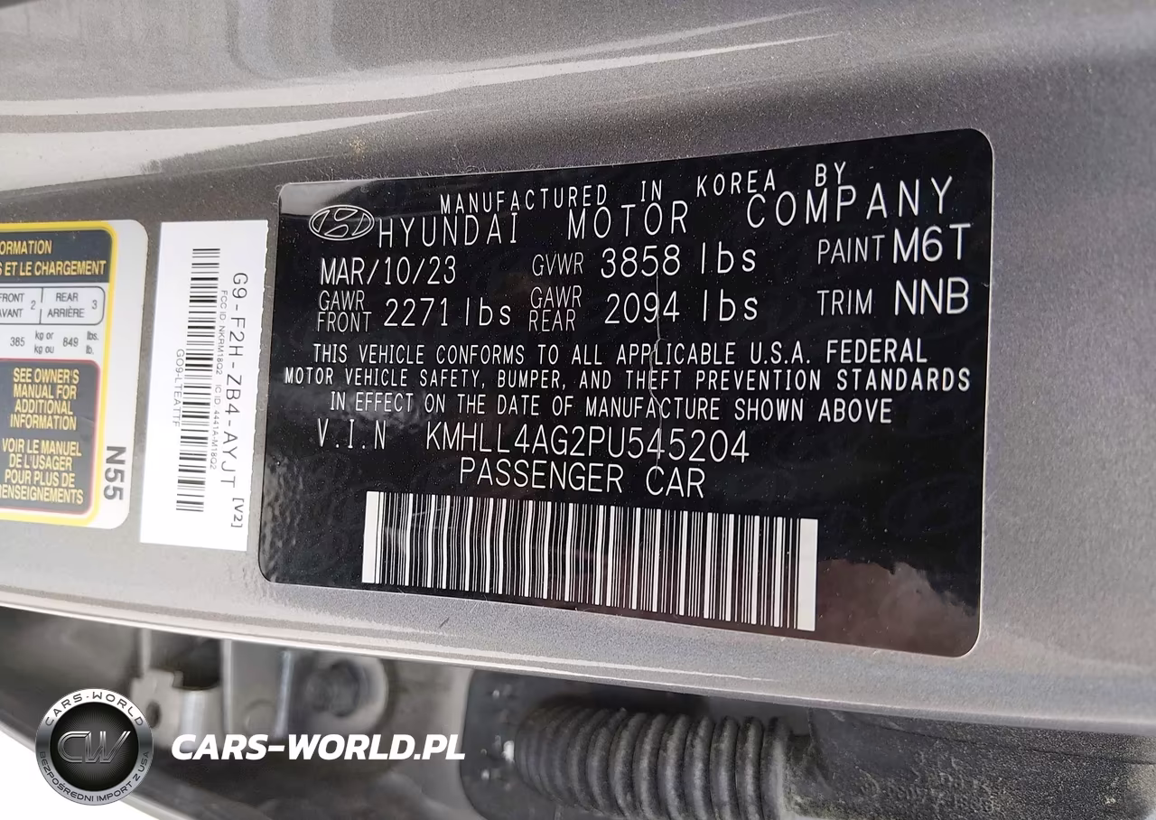 2023 Hyundai Elantra Se VIN:KMHLL4AG2PU545204 - 9