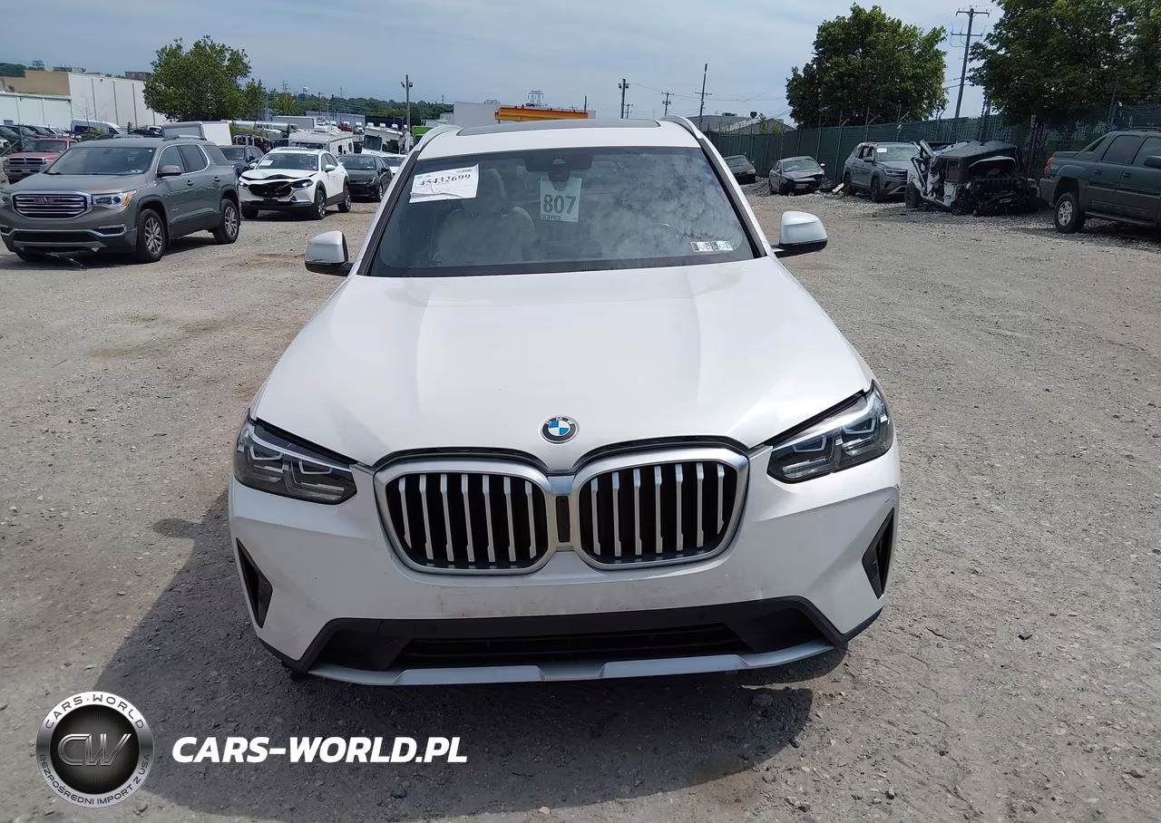 2022 BMW X3 xDrive30I VIN:5UX53DP01N9L25672 - 12