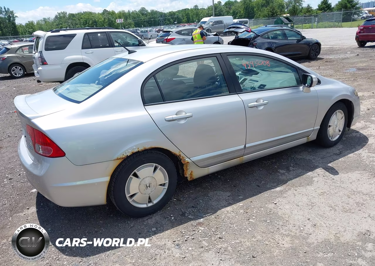 2008 Honda Civic Hybrid VIN:JHMFA36258S017781 - 4
