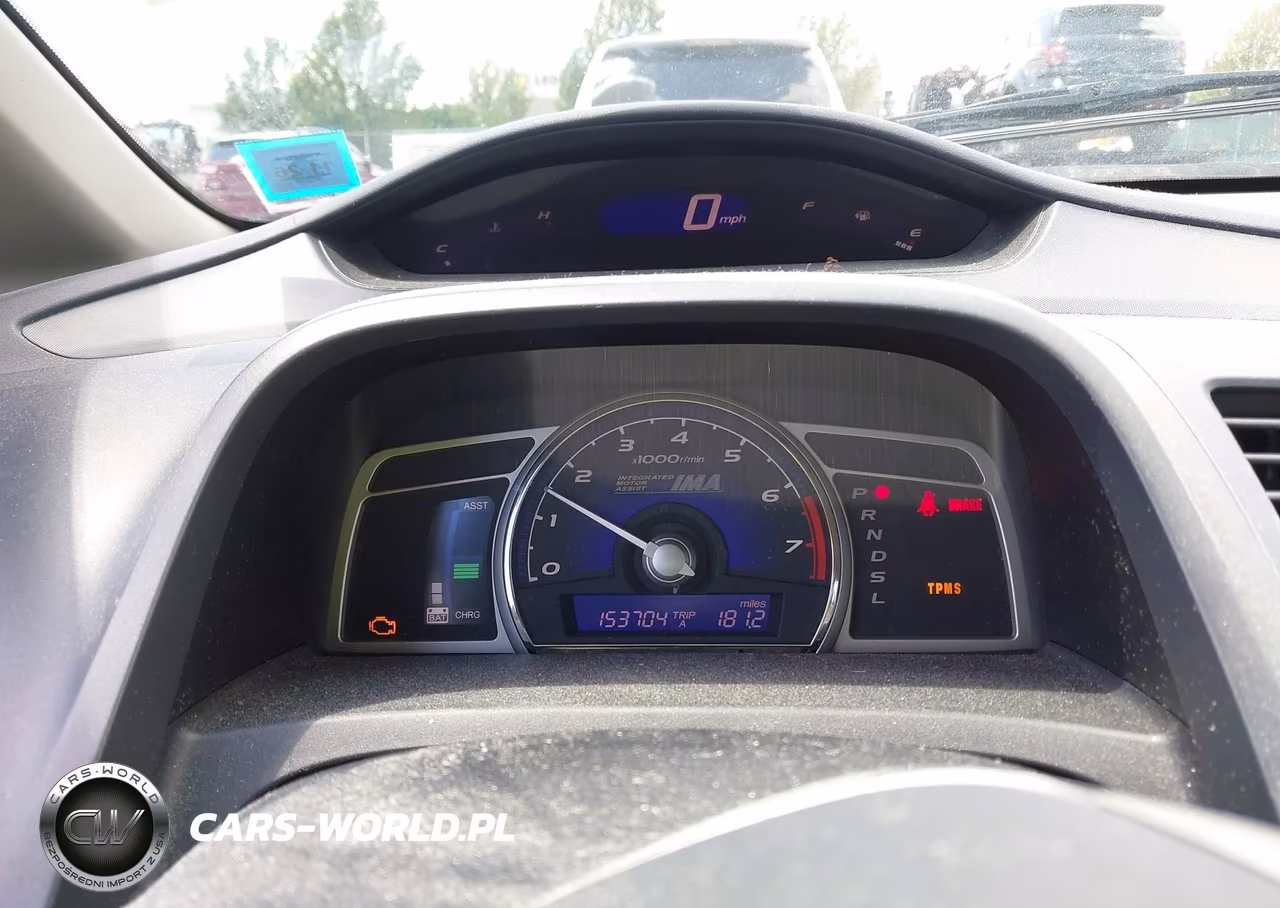 2008 Honda Civic Hybrid VIN:JHMFA36258S017781 - 7