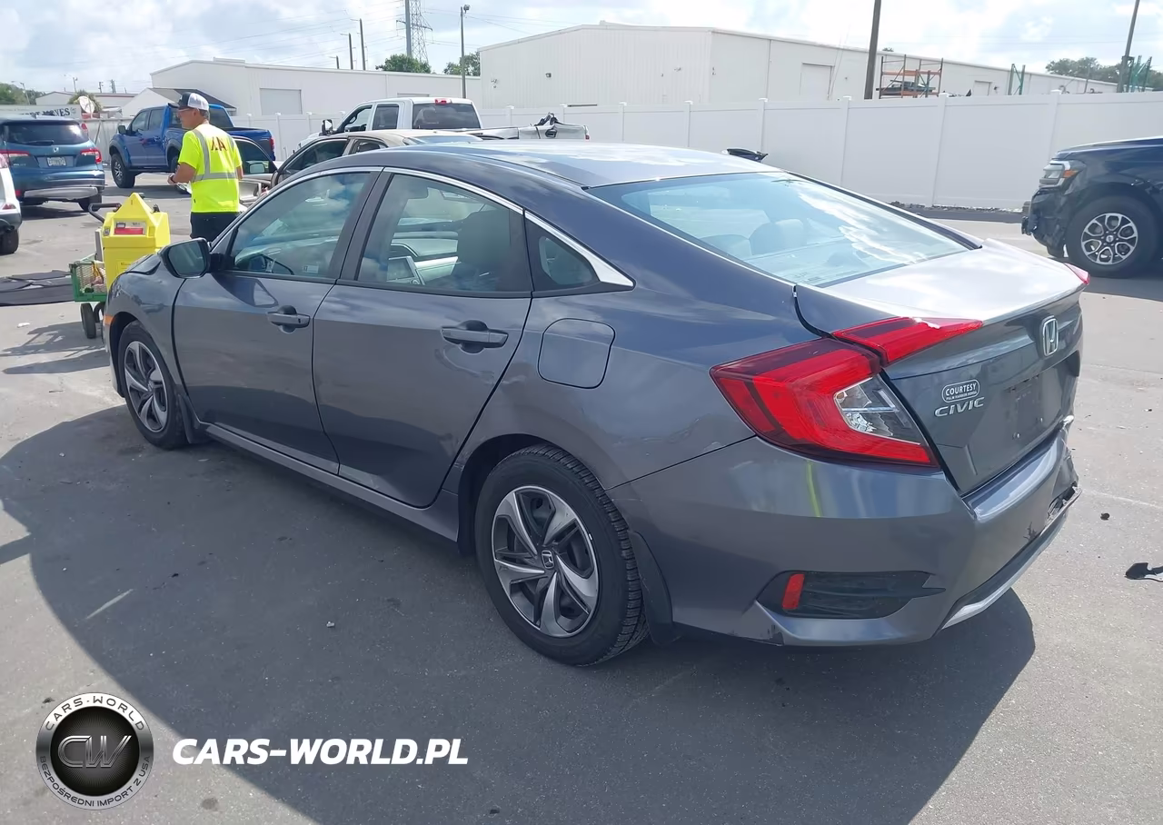 2020 Honda Civic Lx VIN:2HGFC2F64LH505310 - 3