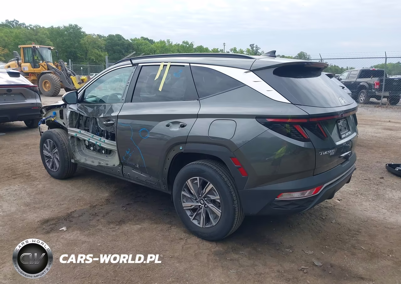2022 Hyundai Tucson Hybrid Blue VIN:KM8JBCA17NU030731 - 3