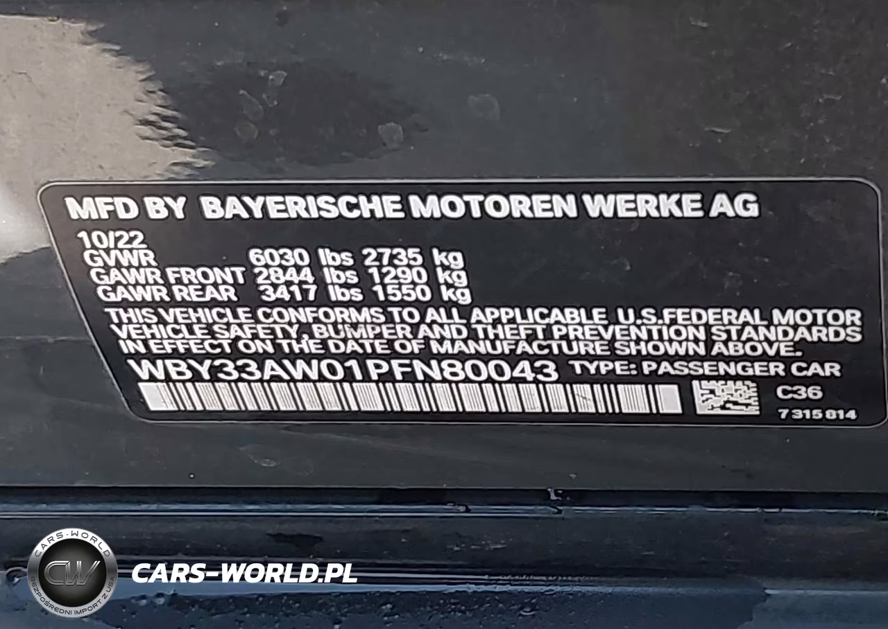 2023 BMW I4 M50 VIN:WBY33AW01PFN80043 - 9