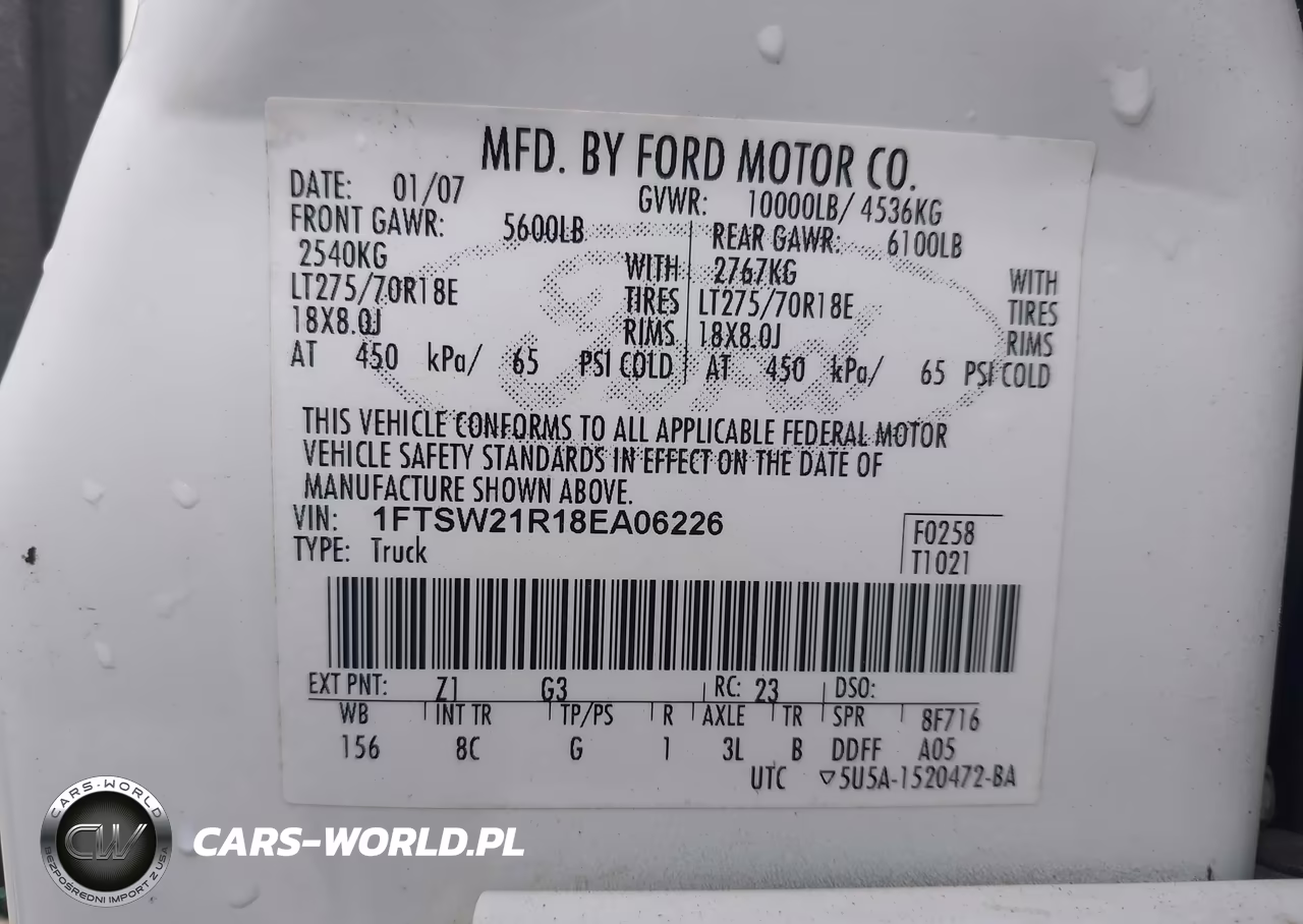 2008 Ford F-250 Fx4-Harley-Davidson-King Ranch-Lariat-Xl-Xlt VIN:1FTSW21R18EA06226 - 9