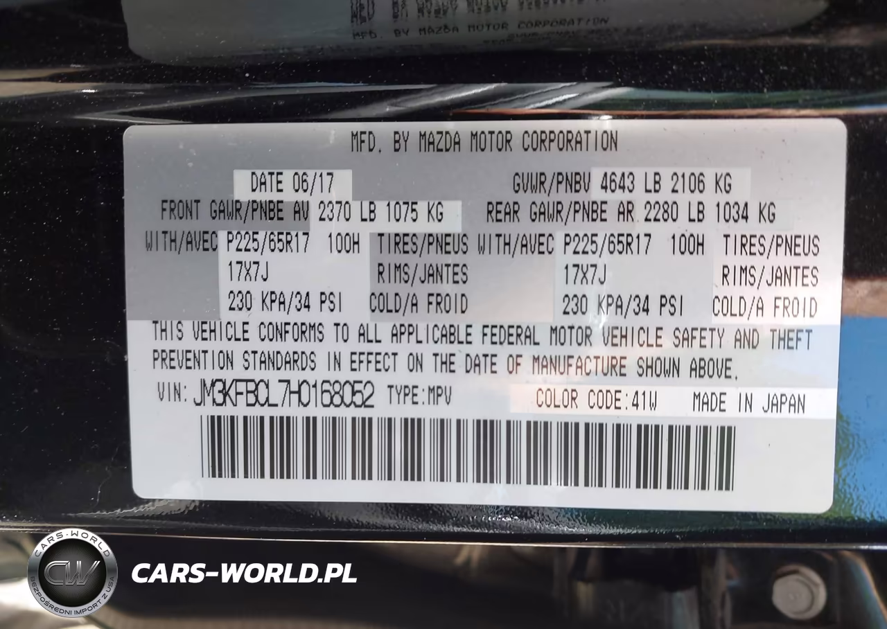 2017 Mazda Cx-5 Touring VIN:JM3KFBCL7H0168052 - 9