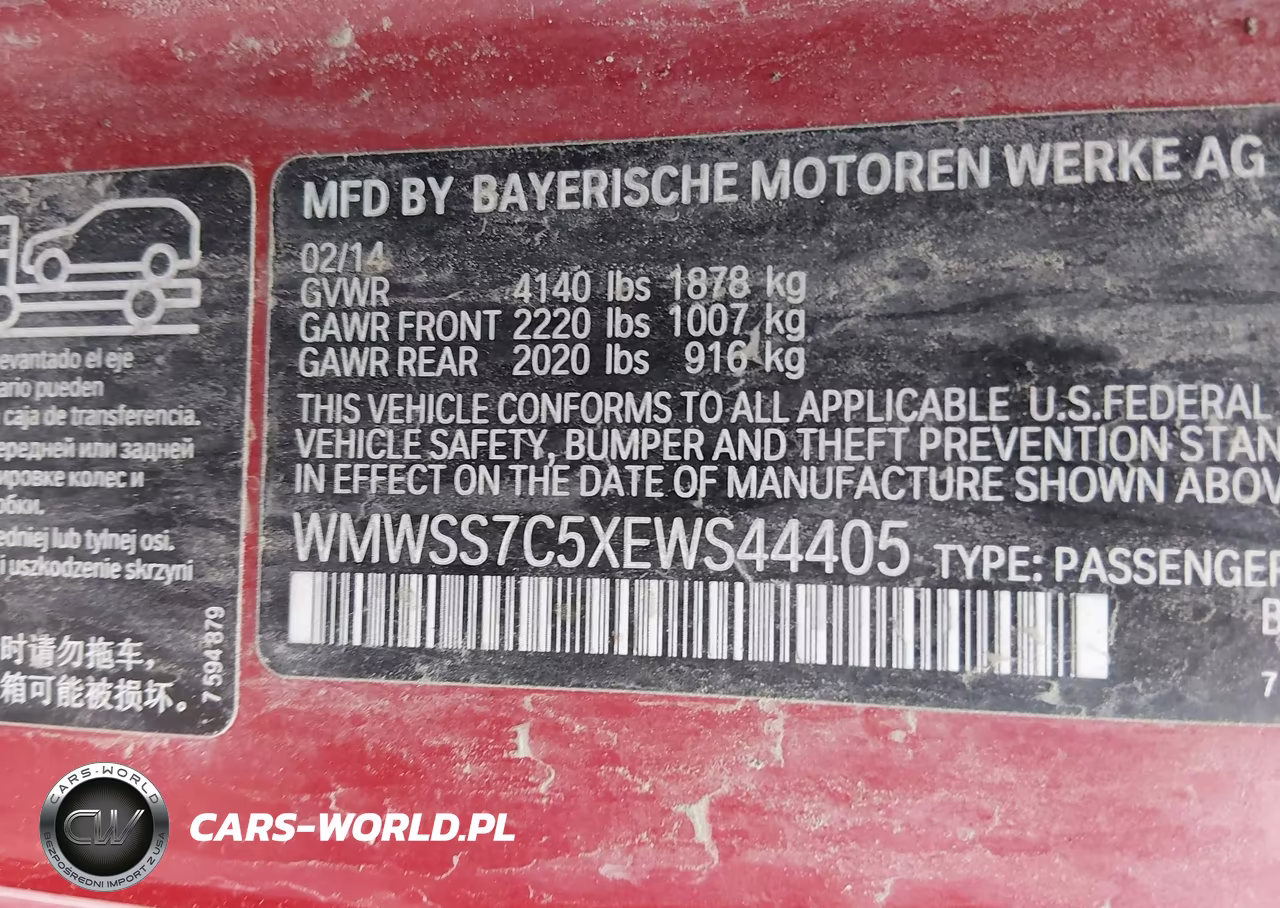2014 Mini Paceman Cooper S VIN:WMWSS7C5XEWS44405 - 9
